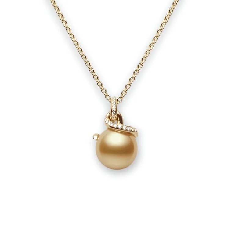Twist Gold South Sea Pendant - Mikimoto