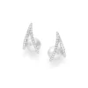 White South Sea Cultured Pearl and Diamond Earrings